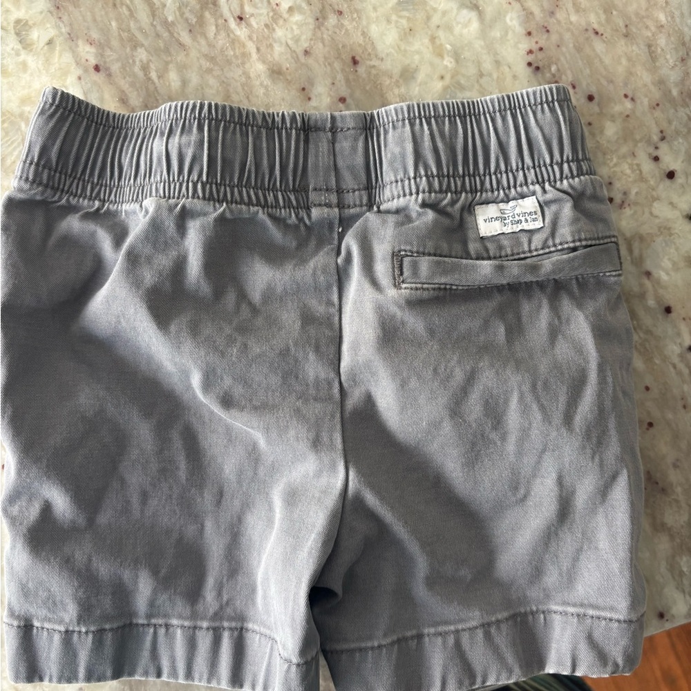 Vineyard Vines Gray Elastic Waist Shorts